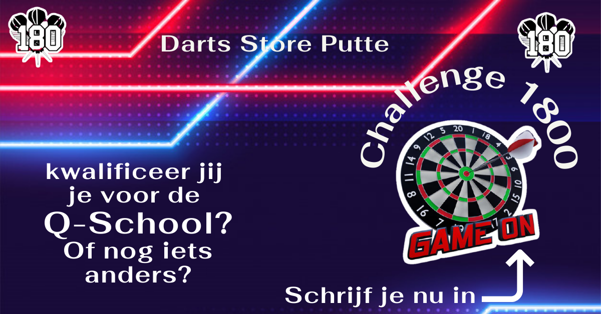 Info en rangschikking Darts Challenge 1800 2.0 Road to QSchool 2023